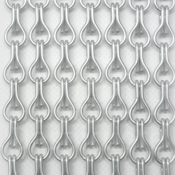 Cortina Aluminio Antimoscas para Puertas KRISMAR Mate
