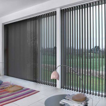 Cortina de Lamas Verticales a Medida Lamas 127mm | Traslúcido Shantung