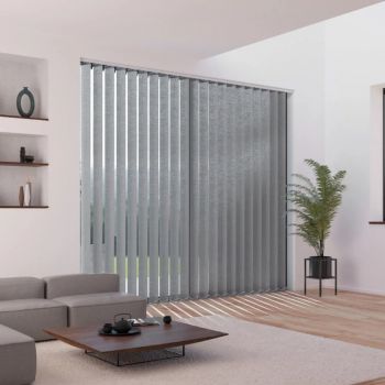 Cortina de Lamas Verticales a Medida Lamas 127mm | Traslúcido Miami