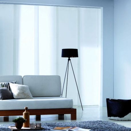 Cortina de Lamas Verticales Shantung Lamas 127mm | Traslúcido