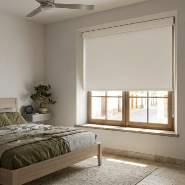 Estor Blanco Opaco Andalucía - Cajón Decorativo