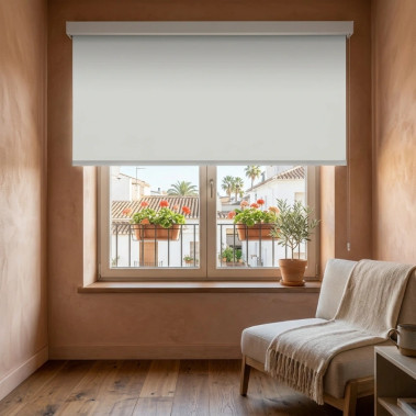 Estor Blanco Opaco Durango - Cajón Decorativo