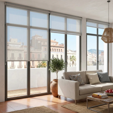 Estor Gris Screen Apertura 5% - Instalafácil Galería 88