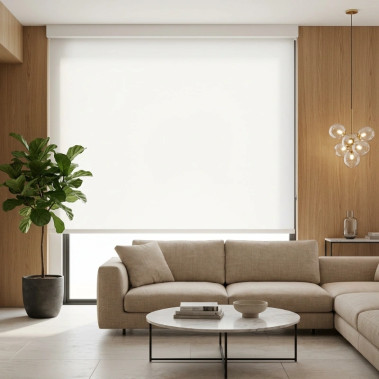 Estor Blanco Traslúcido MIAMI TotQuality - Cajón Decorativo