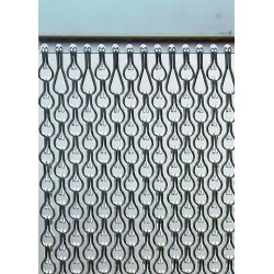 Cortina Aluminio Antimoscas para Puertas KRISMAR SB Tramo Doble