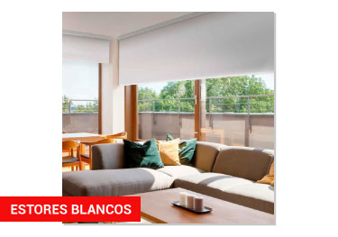 Estores blancos en Santander