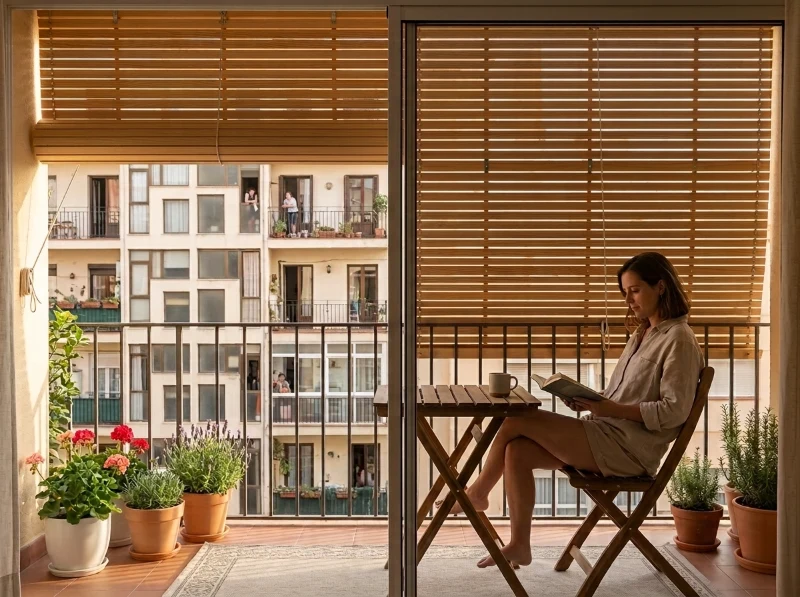 Una terraza que no se usa por falta de intimidad es espacio perdido Una terraza que no se usa por falta de intimidad es espacio perdido