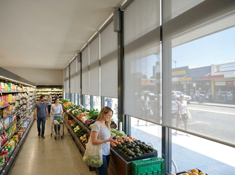 Lo que cambia en el local cuando la protección solar trabaja sola Lo que cambia en el local cuando la protección solar trabaja sola