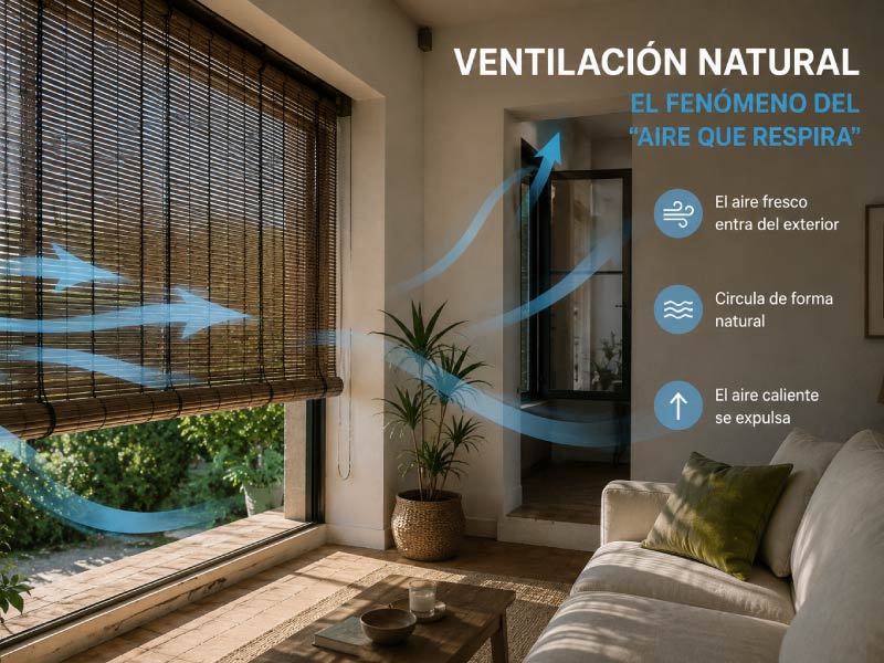 Ventilación natural: el fenómeno del "aire que respira" Ventilación natural: el fenómeno del "aire que respira"