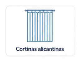 Muestras de persianas venecianas