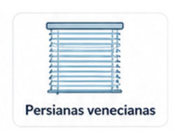 Muestras de persianas venecianas