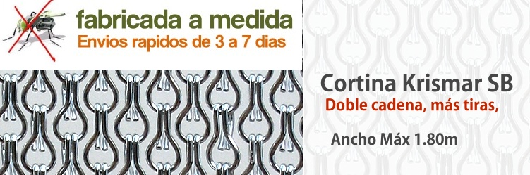 Cortina Antimosca Aluminio Krismar SB Doble