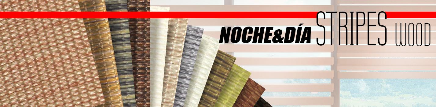 Estor Noche y Día Tonos Madera