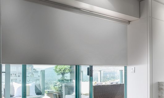 Estor Enrollable Opaco 160 x 200cm (Ancho x Largo), Blackout para Puertas y  Ventanas, Medida de la Tela 155 x 195cm (Blanco Gris)