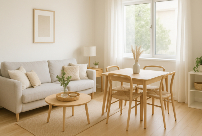 Cómo decorar un salón comedor pequeño